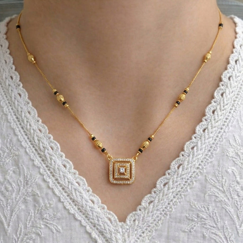 Diya Gold Plated Mangalsutra