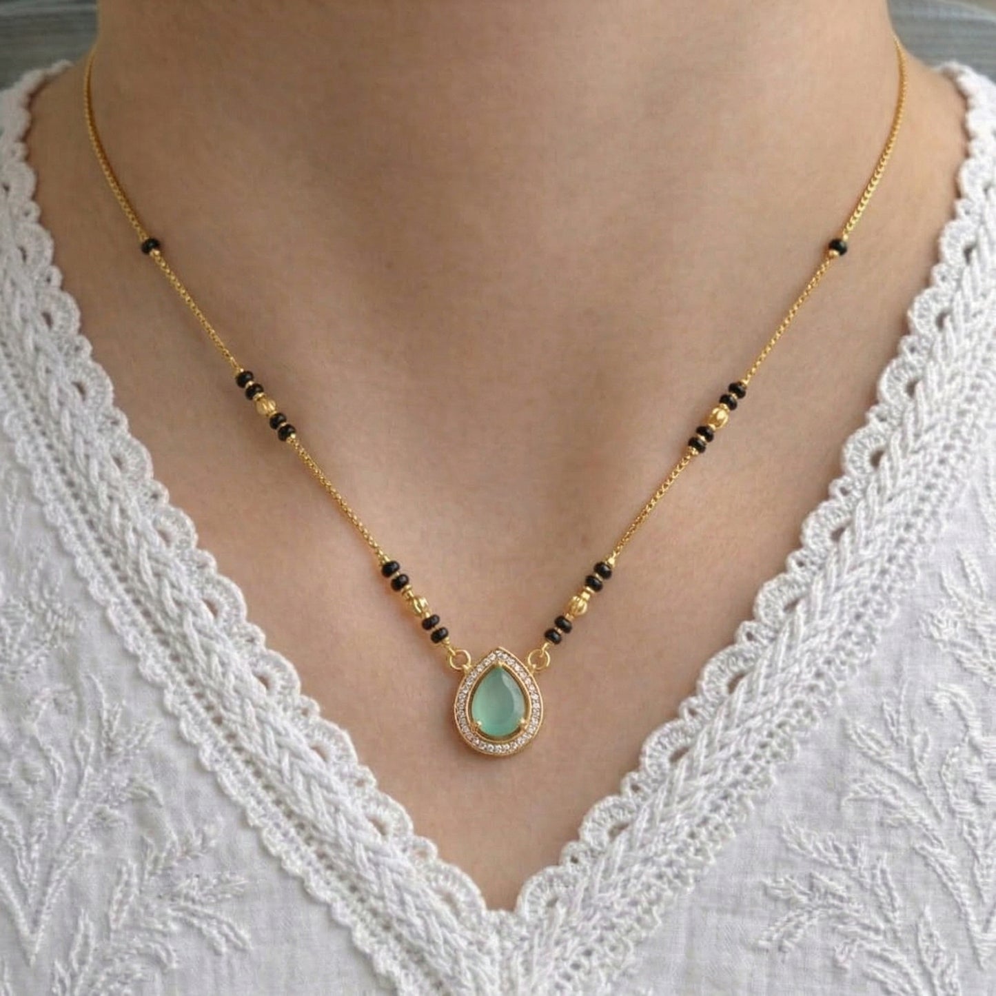 Inaaya Gold Plated Mangalsutra