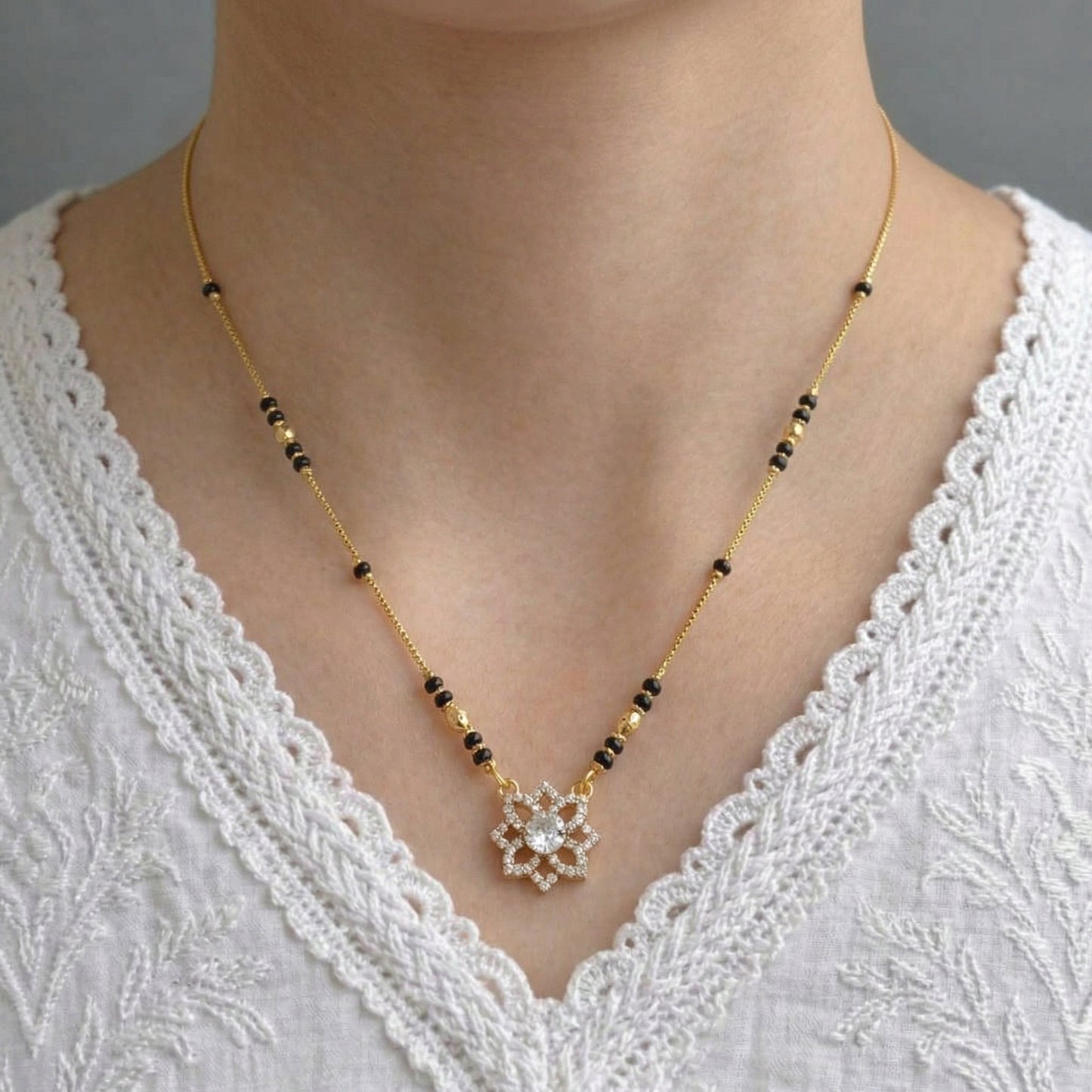 Esha Gold Plated Mangalsutra