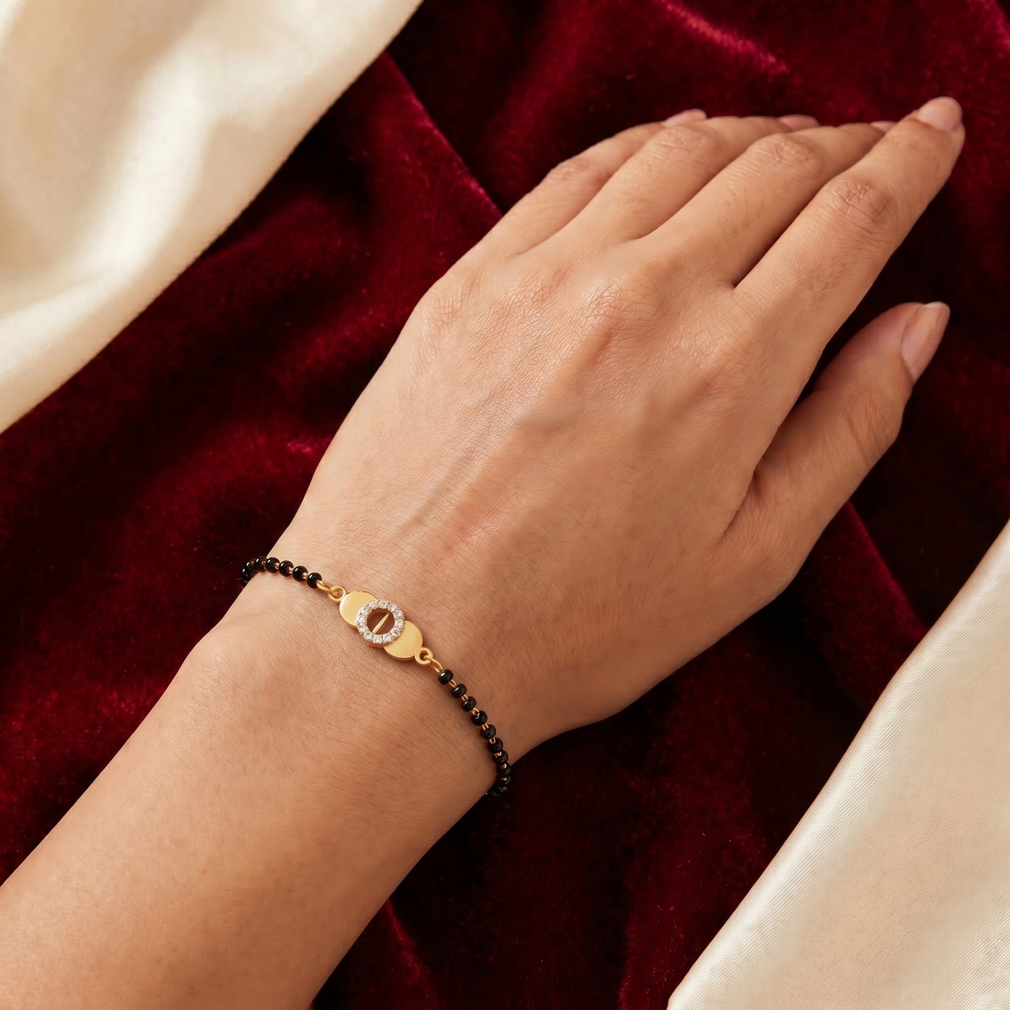 Elvora Halo Essence Mangalsutra Bracelet