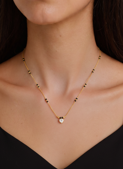 Meenal Gold Plated Mangalsutra