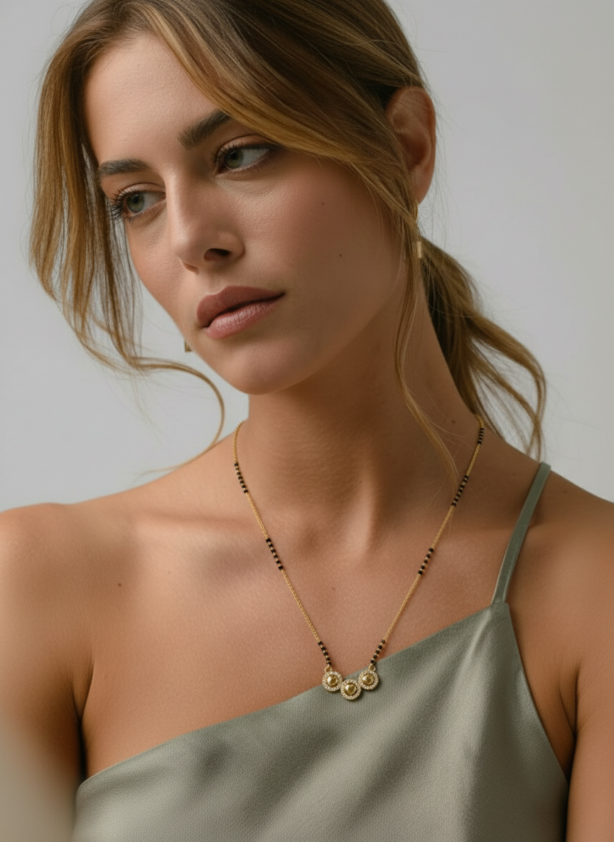 Tejal Gold Plated Mangalsutra
