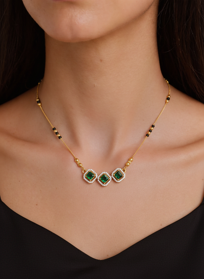 Anshika Gold Plated Mangalsutra