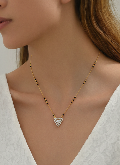 Raveena Gold Plated Mangalsutra