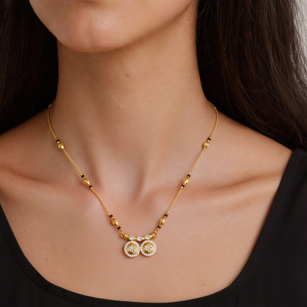 Saumya Gold Plated Mangalsutra