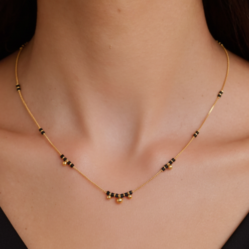 Snehal Gold Plated Mangalsutra