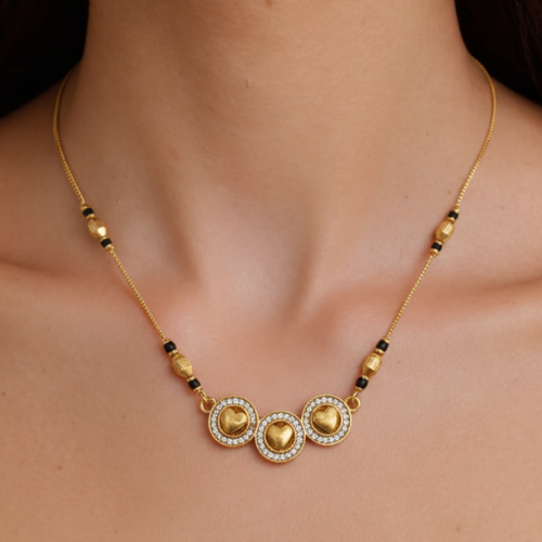 Kairavi Gold Plated Mangalsutra