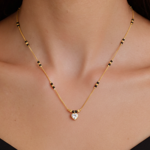 Meenal Gold Plated Mangalsutra