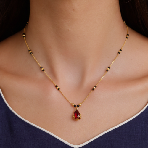 Avni Gold Plated Mangalsutra
