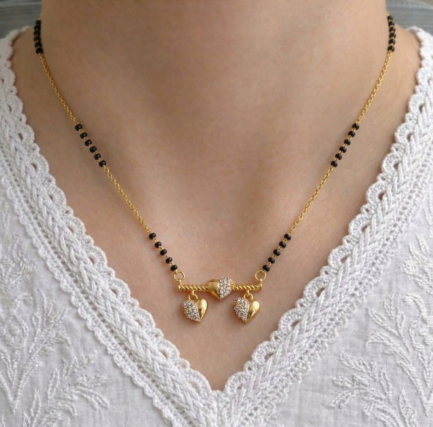 Aarohi Gold Plated Mangalsutra