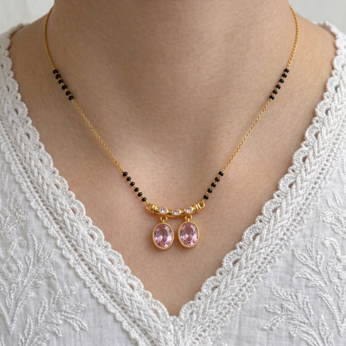 Kiara Gold Plated Mangalsutra