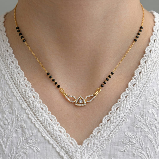 Anika Gold Plated Mangalsutra