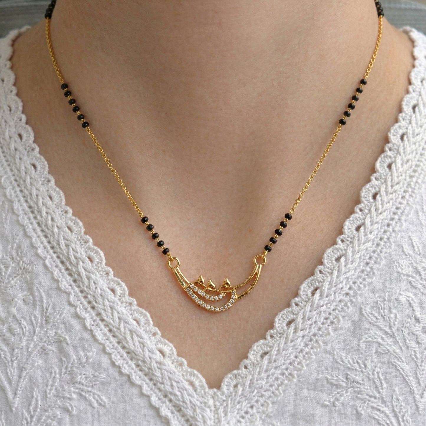 Riya Gold Plated Mangalsutra