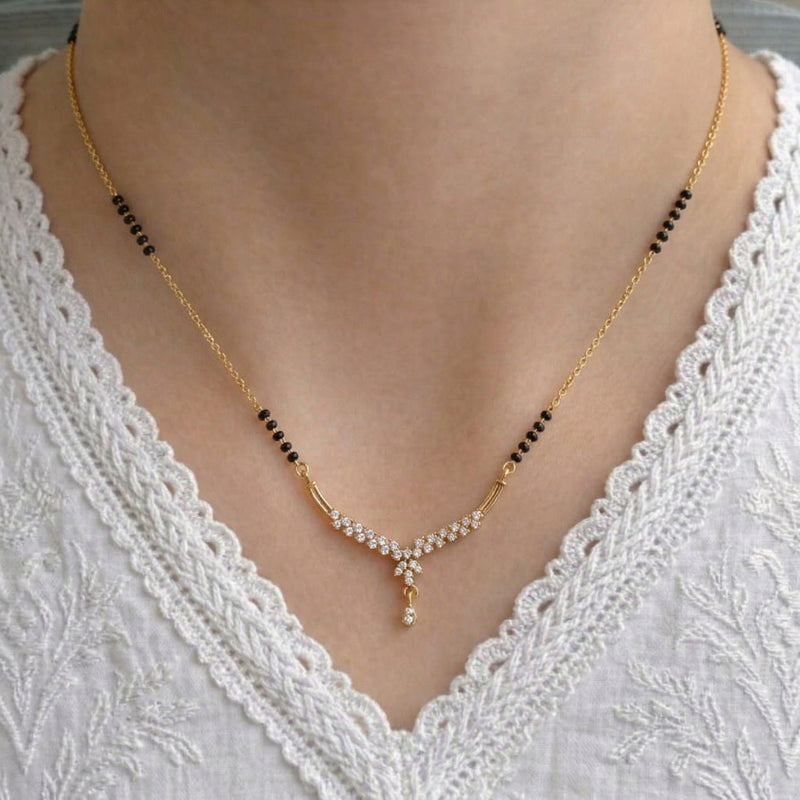 Samaira Gold Plated Mangalsutra