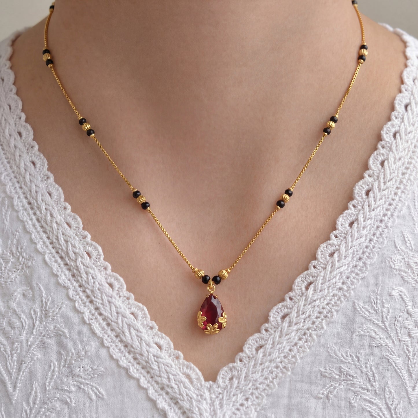 Avni Gold Plated Mangalsutra