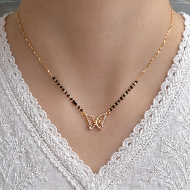 Amaira Rose Gold Plated Mangalsutra
