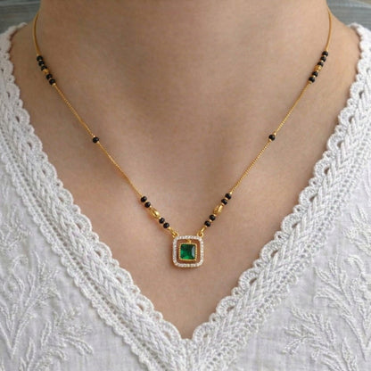 Tanishka Gold Plated Mangalsutra