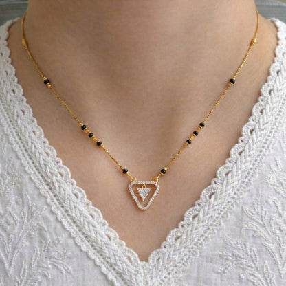 Raveena Gold Plated Mangalsutra