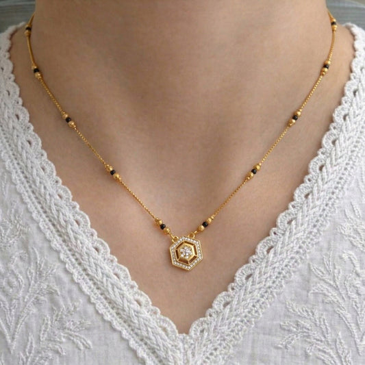 Disha Gold Plated Mangalsutra