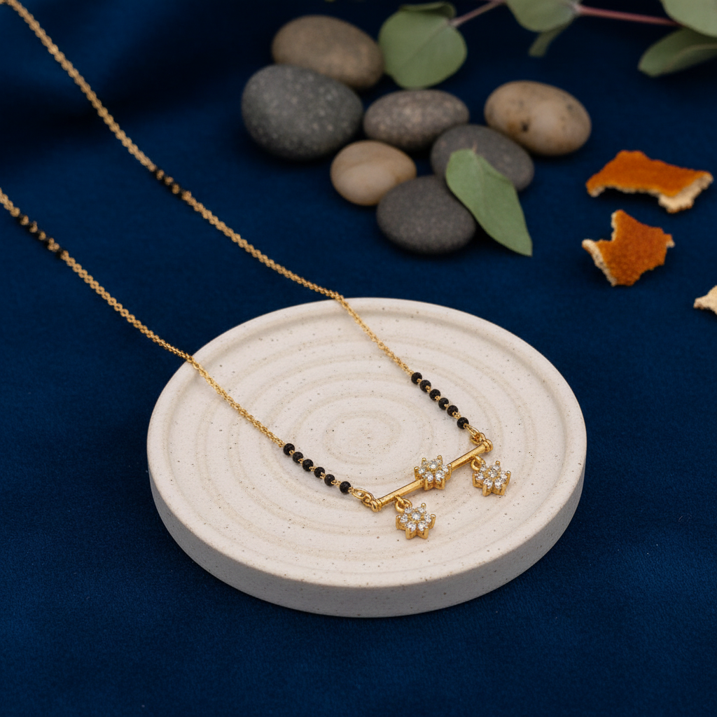 Aavya Gold Plated Mangalsutra
