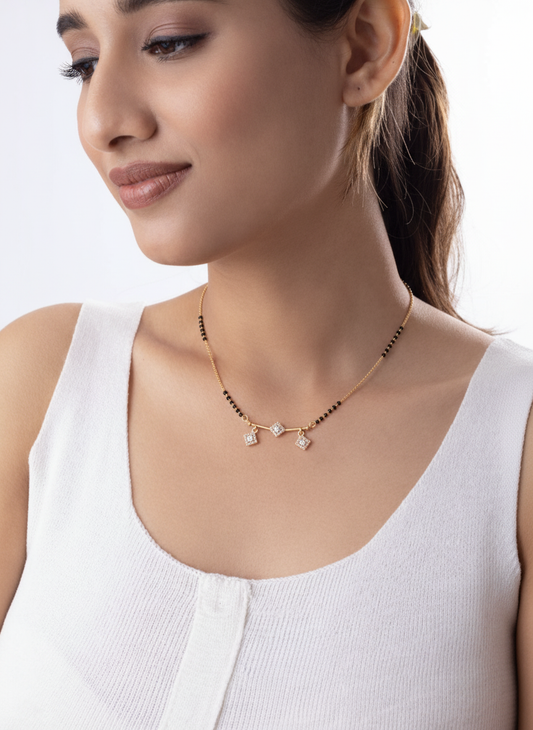 Anaya Gold Plated Mangalsutra