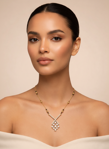 Shreya Gold Plated Mangalsutra
