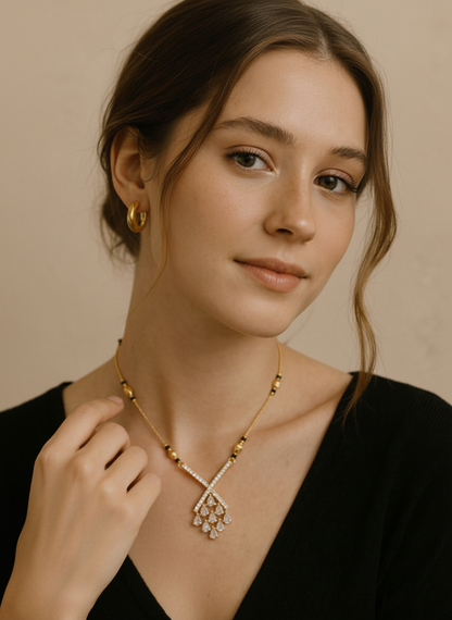 Shreya Gold Plated Mangalsutra