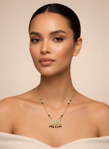Isha Gold Plated Mangalsutra