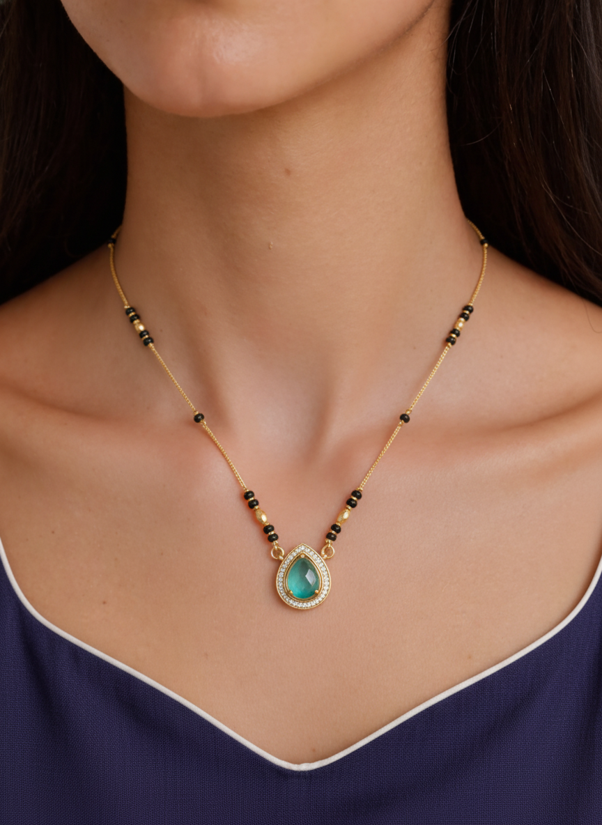 Inaaya Gold Plated Mangalsutra
