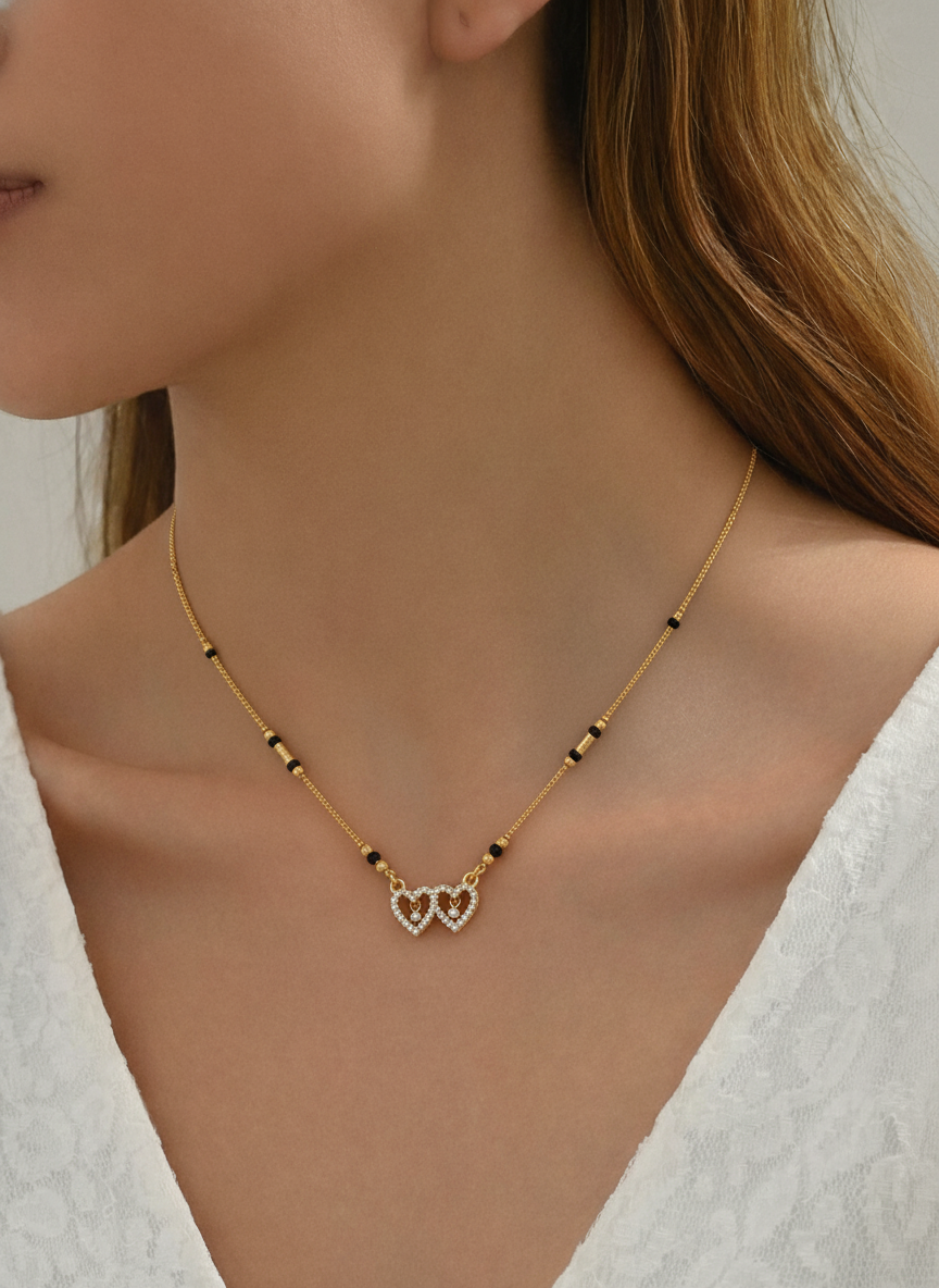 Raina Gold Plated Mangalsutra