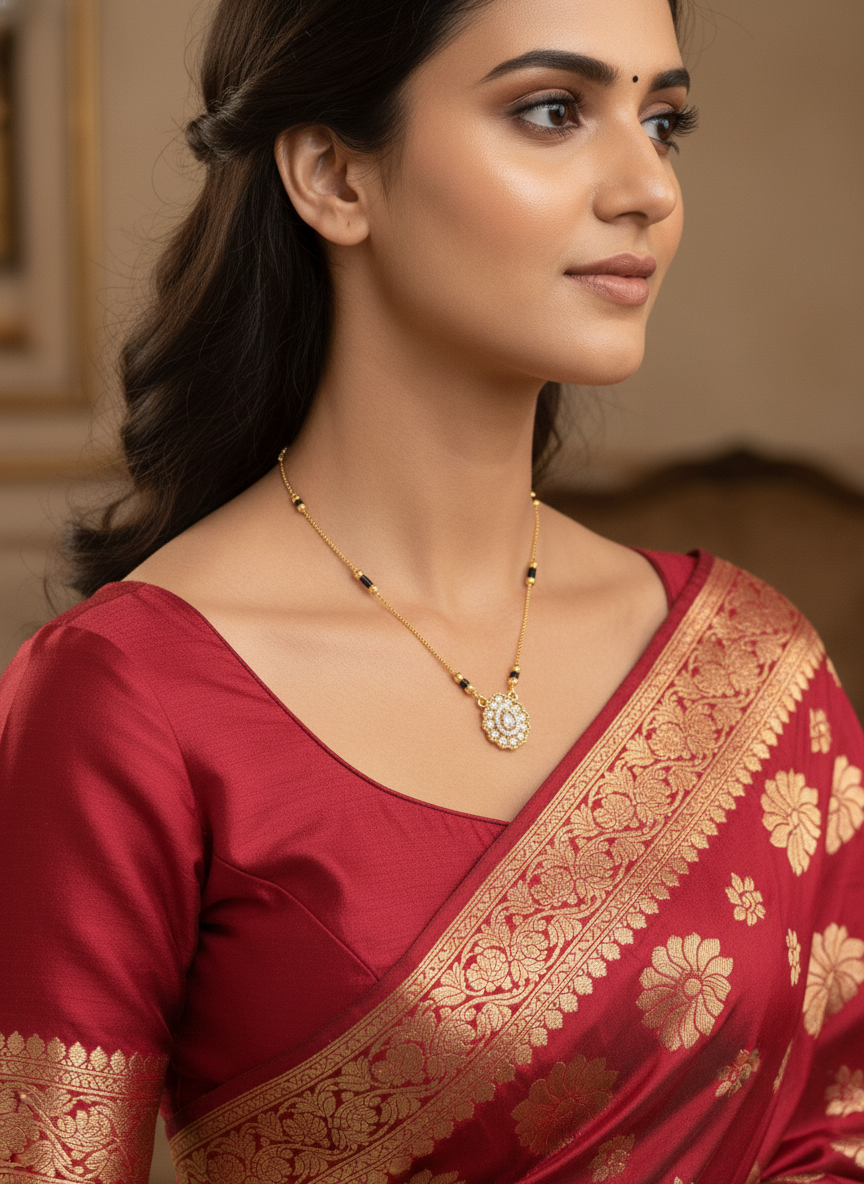 Meera Gold Plated Mangalsutra