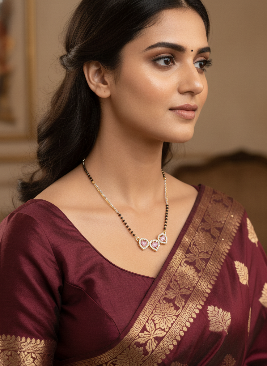 Alisha Gold Plated Mangalsutra