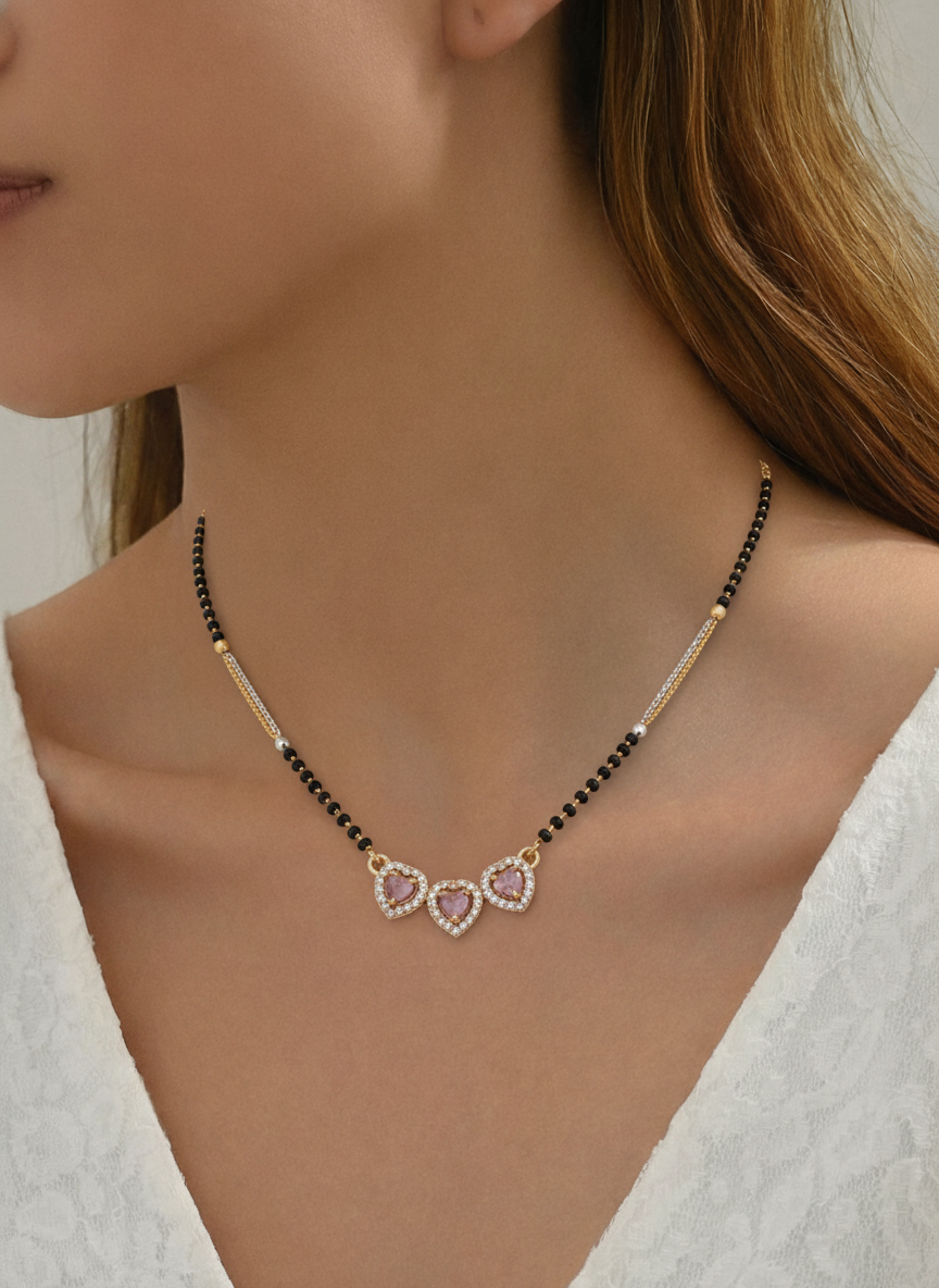 Alisha Gold Plated Mangalsutra