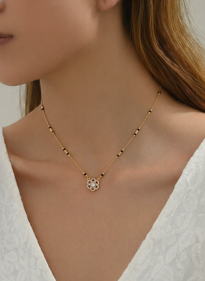 Aarika Gold Plated Mangalsutra