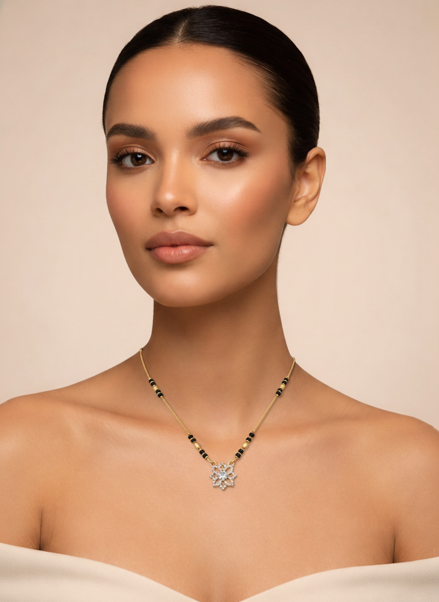 Esha Gold Plated Mangalsutra