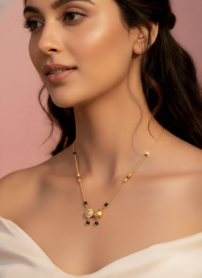 Laisha Gold Plated Mangalsutra