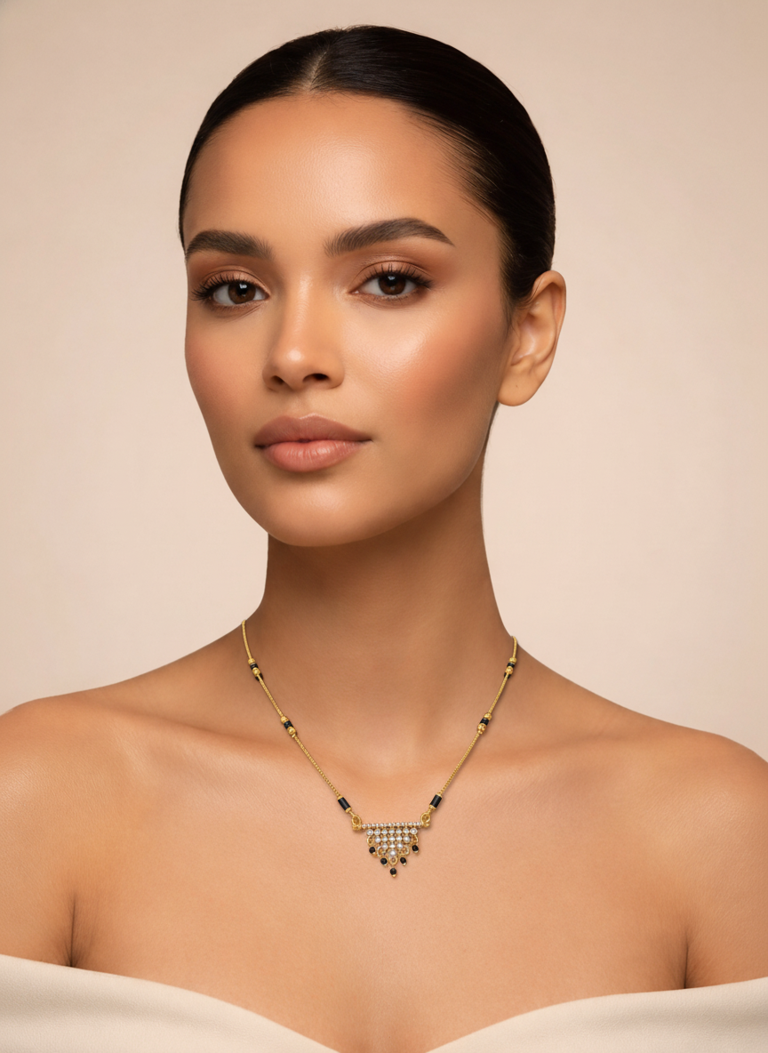 Ruhi Gold Plated Mangalsutra