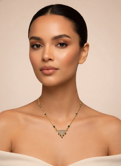 Ruhi Gold Plated Mangalsutra