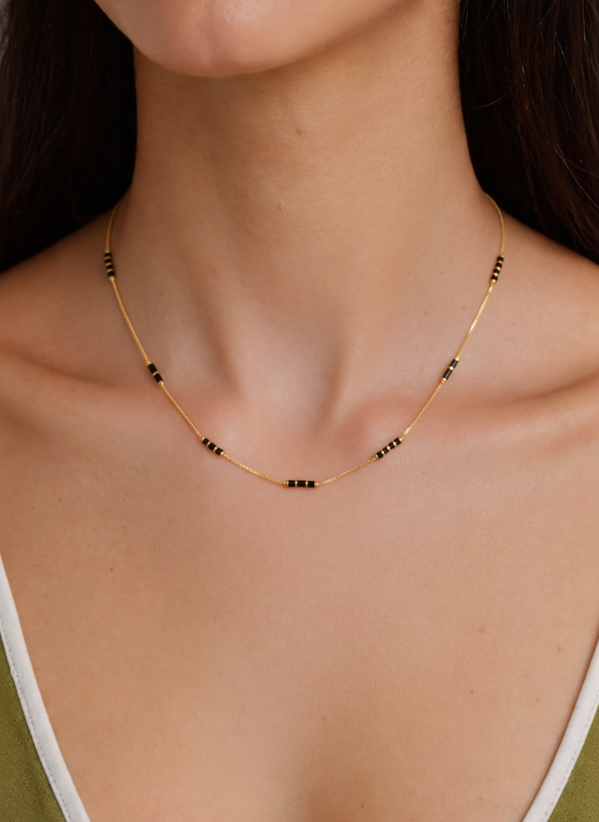 Sitara Gold Plated Mangalsutra