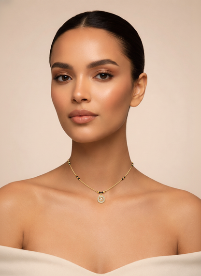 Meenal Gold Plated Mangalsutra