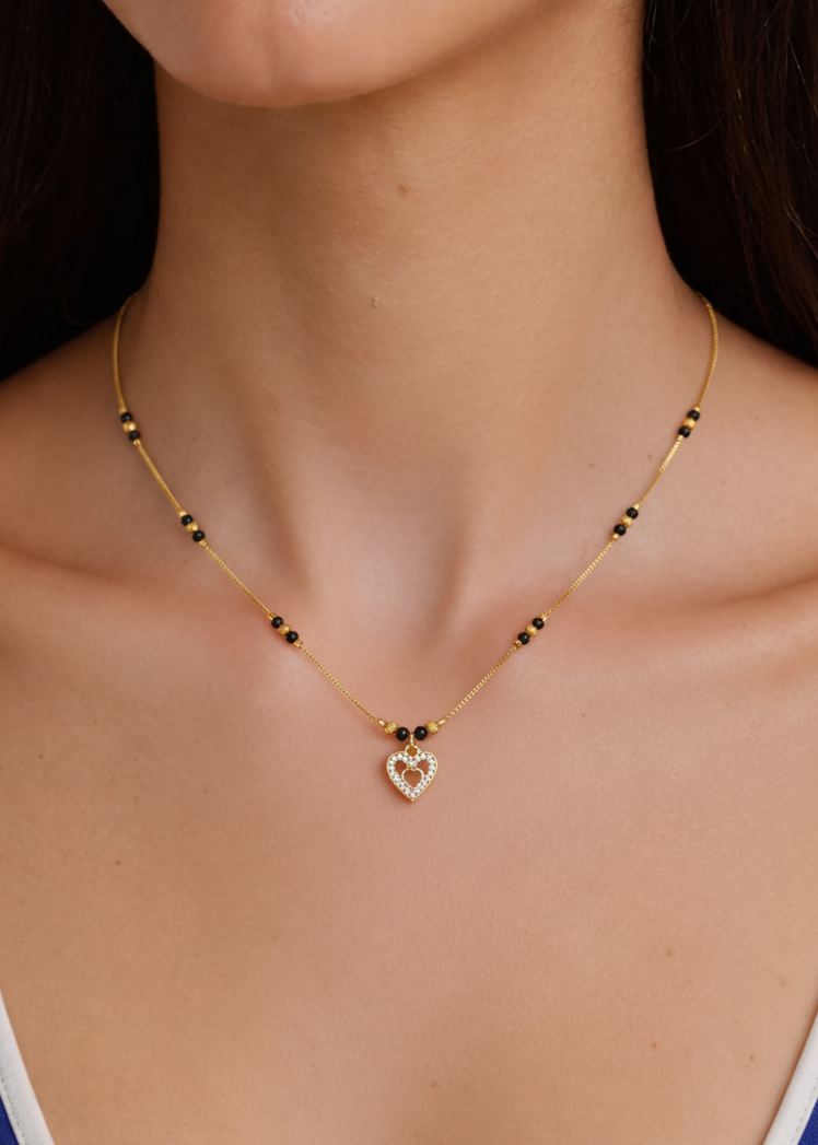 Kavini Gold Plated Mangalsutra