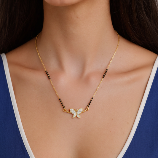 Shloka Gold Plated Mangalsutra