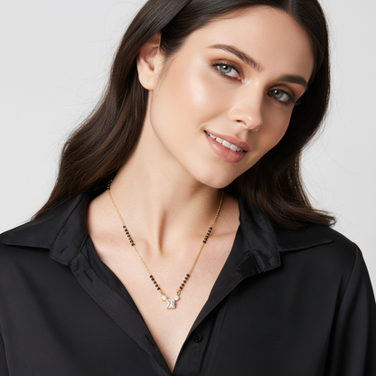 Jivika Gold Plated Mangalsutra