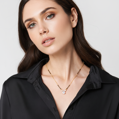 Anahita Gold Plated Mangalsutra