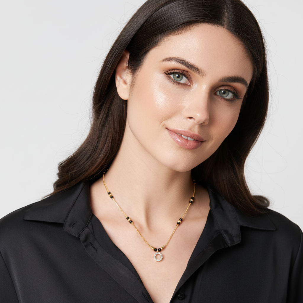 Aaradhika Gold Plated Mangalsutra