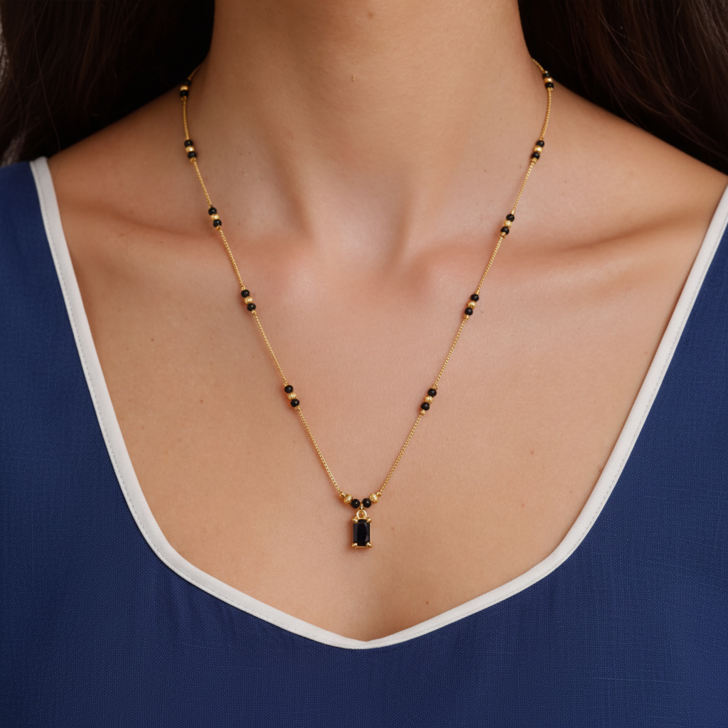 Mrunal Gold Plated Mangalsutra