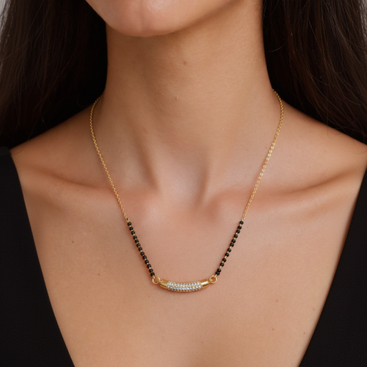 Shraddha Gold Plated Mangalsutra