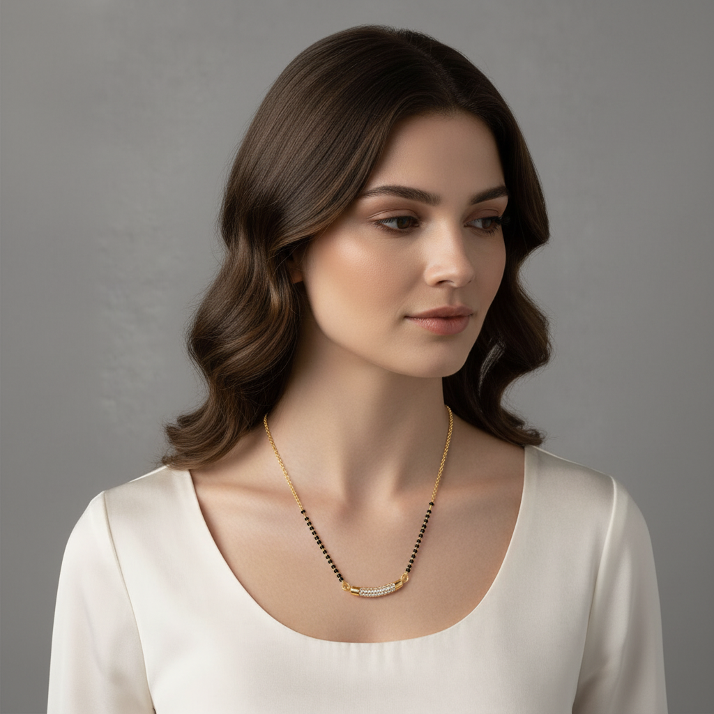 Shraddha Gold Plated Mangalsutra