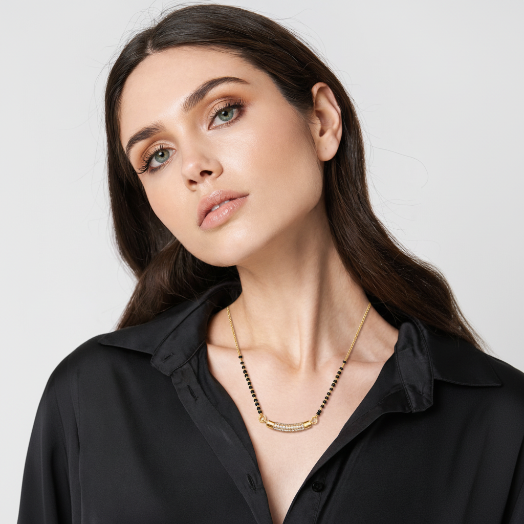 Shraddha Gold Plated Mangalsutra
