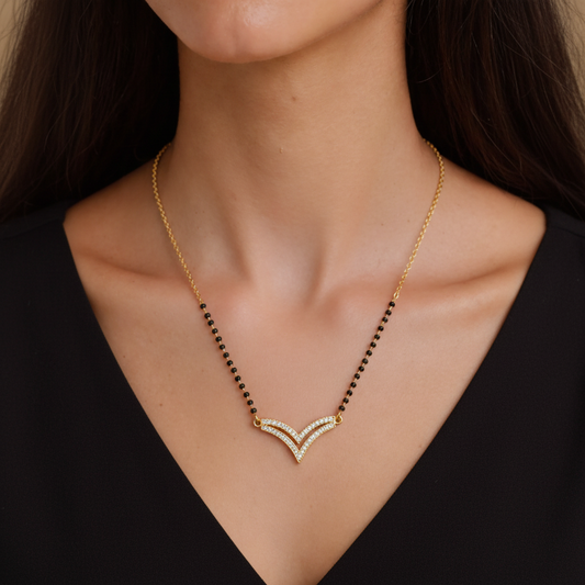 Kiran Gold Plated Mangalsutra